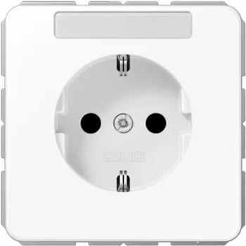 Caixa de embutir JUNG CD 1520 NA WW — caixa de montagem embutida para tomadas Type-F, branco