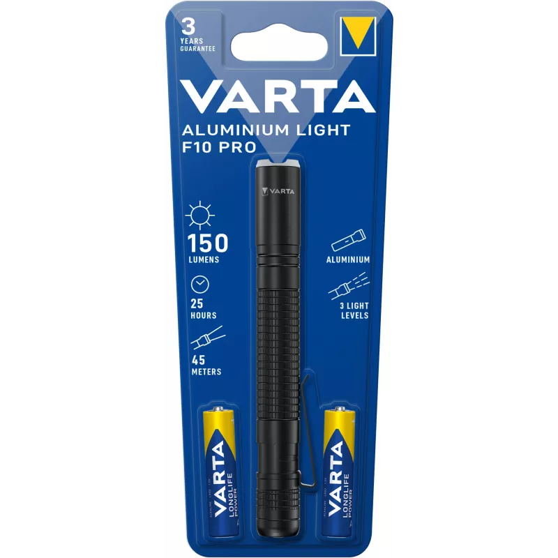 Lanterna de mão Varta 16606 alumínio LED 30 lm 25 h