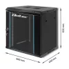 Armário rack 19 polegadas QOLTEC 54464 12U 600x635x450 preto
