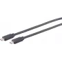 Cabo USB S/CONN 13-28045 USB 2.0 3 m USB-C preto