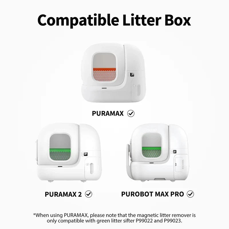 Peneiro de areia magnético para Petkit Pura Max / Pura Max 2 / Purobot Max PRO (conjunto)