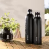 Brita sodaTRIO 1046734 garrafa para carbonatador, aço inoxidável, 1 l, preta