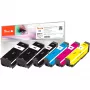Multipack Plus de tinteiros Peach PI200-487 para Epson 33 (preto, ciano, magenta, amarelo), 6 unidades