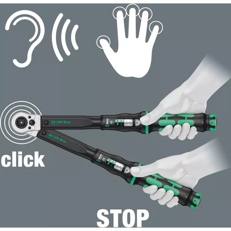 Click-Torque C 2 R/L 05075625001 chave dinamométrica 1/2 12,5 mm 20 - 100 (05075625001)