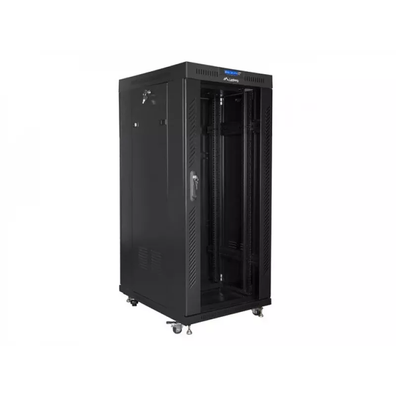 Armário de chão Lanberg FF01-8037-12BL 37U 800 kg preto