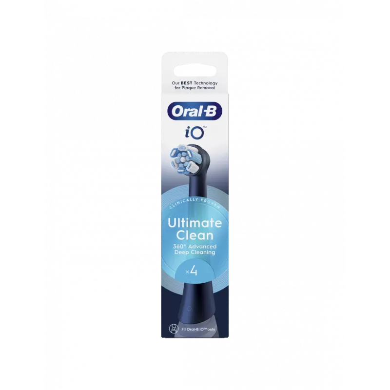 Cabeça de substituição Oral-B iO UltimateClean preto pack de 4