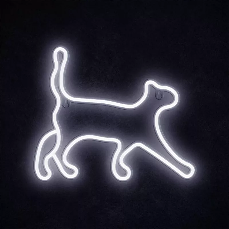 Luz néon decorativa MANTA SNL70WH Style Neon Lights CAT 2 branco 70 cm