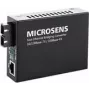 Conversor Fast Ethernet Bridging MICROSENS MS400210 - Conversor de suporte - 100Mb LAN - 10Base-T, 100Base-FX, 100Base-TX - RJ-45 / SC Multimodo - até 2 km - 1310 nm (MS400210)