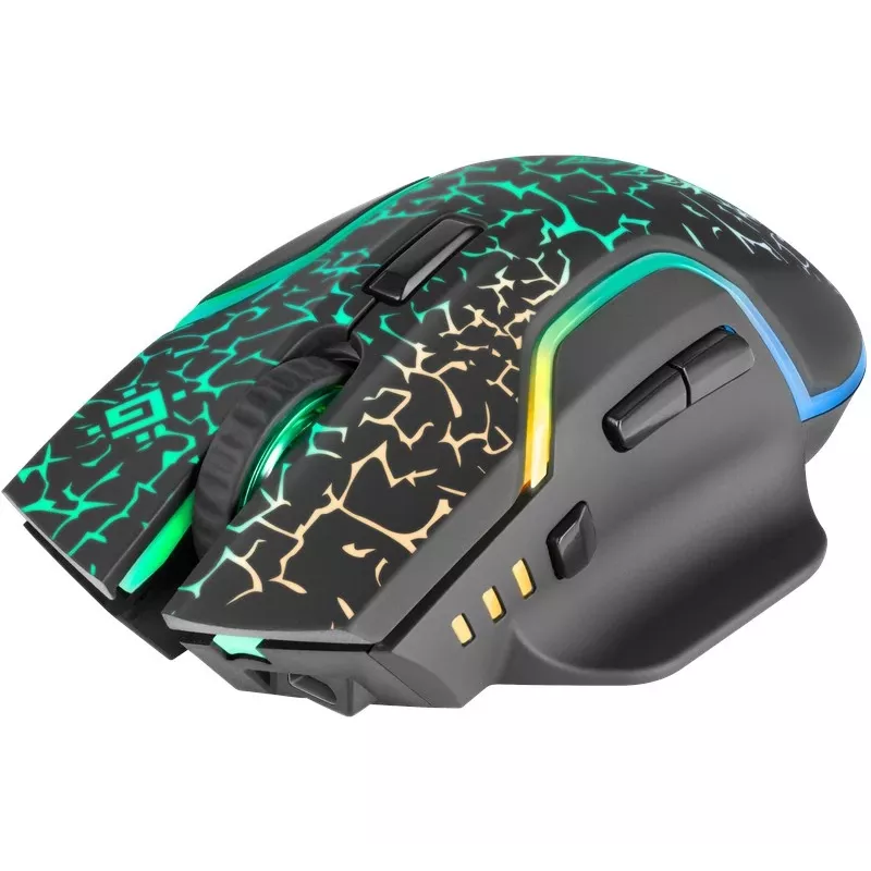 Rato Defender Oneshot GM-067 Gaming destro RF sem fios + USB Type