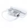 Dock para portátil / replicador de portas Satechi ST-UCICHS USB 3.2 Gen 1 Type-C, portas USB-A, SD/MicroSD, prateado
