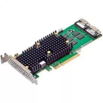 Broadcom MegaRAID 9660-16i - Controlador de armazenamento (RAID) - 16 portas/canais - SATA 6Gb/s / SAS 24Gb/s / PCIe 4.0 (NVMe) - RAID 0, 1, 10, 5, 50, 6, 60 - PCIe 4.0 x8 (05-50107-00)