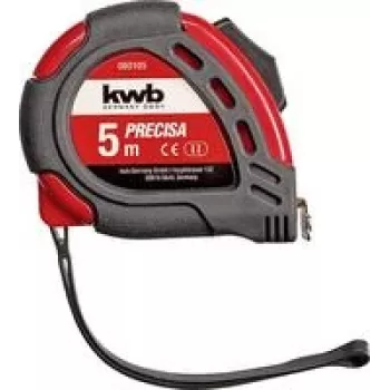 Fita métrica KWB PRECISA BANDMASS 5 m — KWB 060105, 5 m de comprimento, retrátil