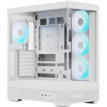 Caixa de computador AeroCool caixa Midi P500B-Digi branco