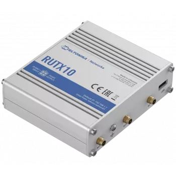 Router sem fios Teltonika RUTX10 Gigabit Ethernet dual-band (2,4 GHz / 5 GHz) branco