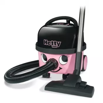 Aspirador NUMATIC HET160-11 — capacidade de pó 6 l, 620 W, filtração HEPA, mangueira de 2 m