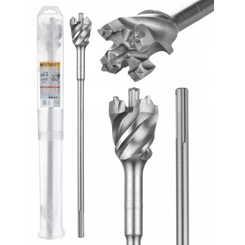 Brocas Smart SDS‑Max 65 x 600 mm — perfuração com percussão / demolição