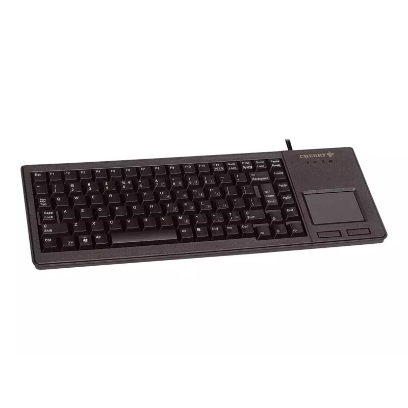 Teclado universal com touchpad CHERRY XS USB QWERTZ alemão preto