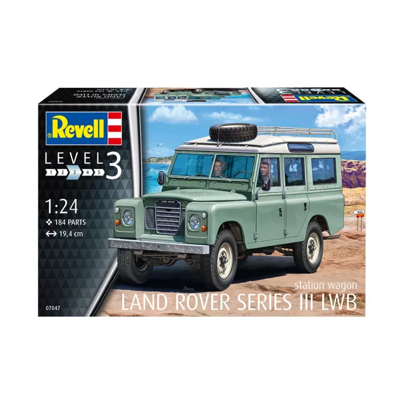 Modelo em plástico Land Rover Series III