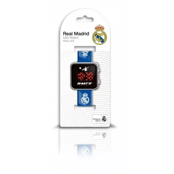 Relógio Kids Euroswan Watch LED Real Madrid RM00017 — relógio infantil digital LED, design com marca da equipa
