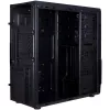Caixa INTER-TECH B-42 Black Midi Tower, ATX, 2xUSB2.0, faixa LED azul, fonte de alimentação opcional