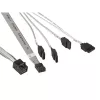 Supermicro - Cabo SATA/SAS - Mini SAS HD (SFF-8643) para SATA - 50/50/60/70 cm - para A+ Server 1013, SuperServer 5018, 5019, 5019S, SuperStorage Server 5019D8