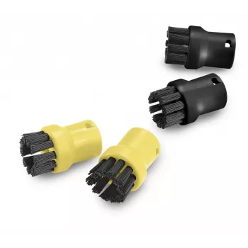 Conjunto de escovas Kärcher para limpadora a vapor 2.863-264.0, escovas de plástico redondas 26×26×40 mm, 4 unid.
