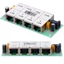 Injetor PoE Extralink 4 portas 4x 100 Mb/s RJ45, Fast Ethernet, 48 V, sem caixa