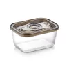Recipiente de vácuo de vidro com tampa de plástico Caso | VacuBoxx Eco M | Transparente