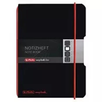 Caderno de escrita Herlitz 11361599 A6 40 folhas preto