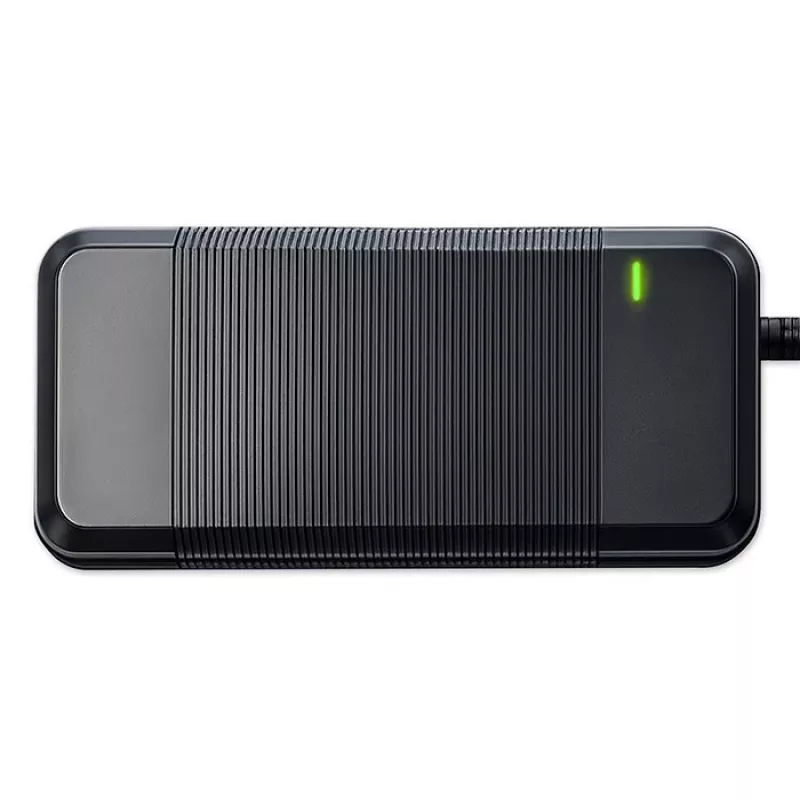 Carregador QOLTEC 36V–42V 4A para bicicleta elétrica, ficha DC 5,5×2,1 mm