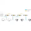 Bridge de rede ALLNET ALL-GHN102-COAX com fios IEEE 802.3ab