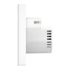 Interruptor de luz Wi-Fi tátil de parede Avatto TS20-EU-W2 — 2 teclas, branco