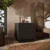 Cama Meble LIVERTI mesa de cabeceira, conjunto de 2 un., 45x42x47 cm, preto