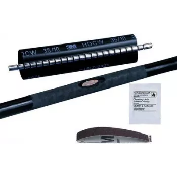 3M HDCW-55/15-250, tubo termorretrátil, preto, 25 cm, 6,8 cm, 1 unid., 1,5 cm