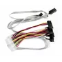 Microsemi Adaptec - cabo SAS interno - com sidebands - SAS 6Gbit/s - 4-Lane - 4x Mini SAS HD (SFF-8643) (M) até alimentação interna, 4 pinos, in