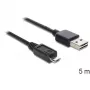 Cabo DeLOCK EASY-USB 2.0-A para Micro-B 5m