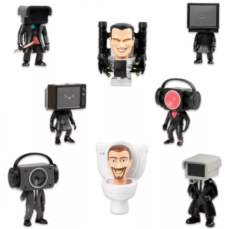 Figura de coleção Cobi BTH-1310 Skibidi Toilet – figura de coleção Cobi BTH-1310