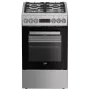 Placa de gás e forno elétrico BEKO FSM52321DXDT aço inoxidável 50 cm, classe de eficiência energética A