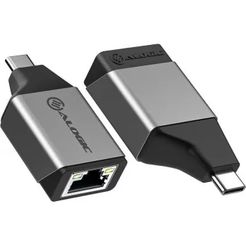 Adaptador de rede ALOGIC Ultra Mini – USB-C 3.2 Gen 1 – Gigabit Ethernet x 1 – Cinzento sideral (ULCGEMN-SGR)