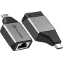 Adaptador de rede ALOGIC Ultra Mini – USB-C 3.2 Gen 1 – Gigabit Ethernet x 1 – Cinzento sideral (ULCGEMN-SGR)