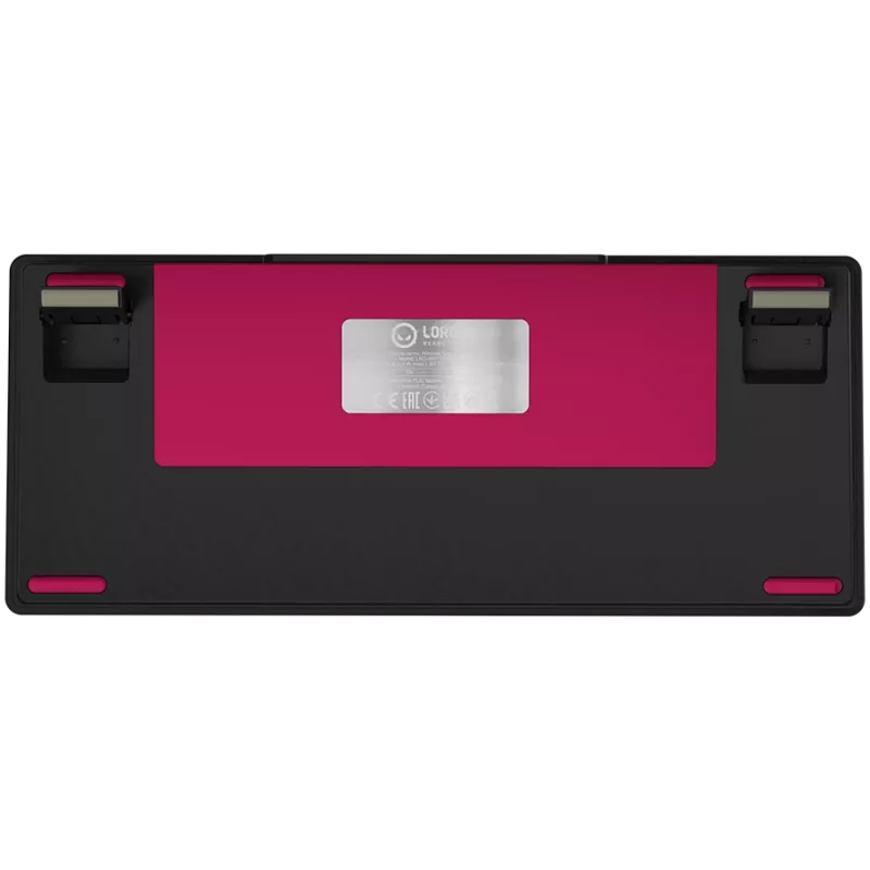 LORGAR KBP7075W teclado gaming mecânico sem fios 75%, preto/vermelho, EN