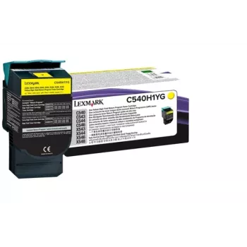 Tinteiro de toner Lexmark C540H1YG 1000 páginas amarelo