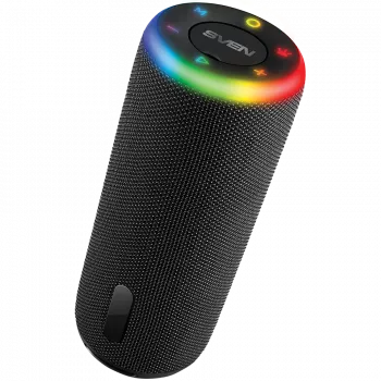 Altifalante 2.0 portátil SVEN PS-150, preto, potência de saída 10W (2x5W) (RMS), TWS, Bluetooth, FM, USB, bateria de lítio 1800mAh