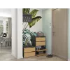 Sapateira fechada Top E-Shop MODO ANT/ART — antracite e carvalho, aglomerado