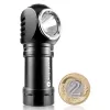 Lanterna LED 3 modos de funcionamento 10 W 500 lúmenes, corpo em alumínio, recarregável, à prova de água FL-55R Dripple - Everactive