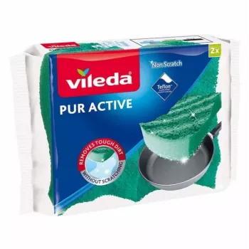 Esponja abrasiva Vileda Pur Active 2 unid.
