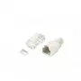 Conjunto de fichas RJ45 Cat.6 Equip, RJ-45, transparente, branco, Cat6, dourado, 170 g, 11,7 mm