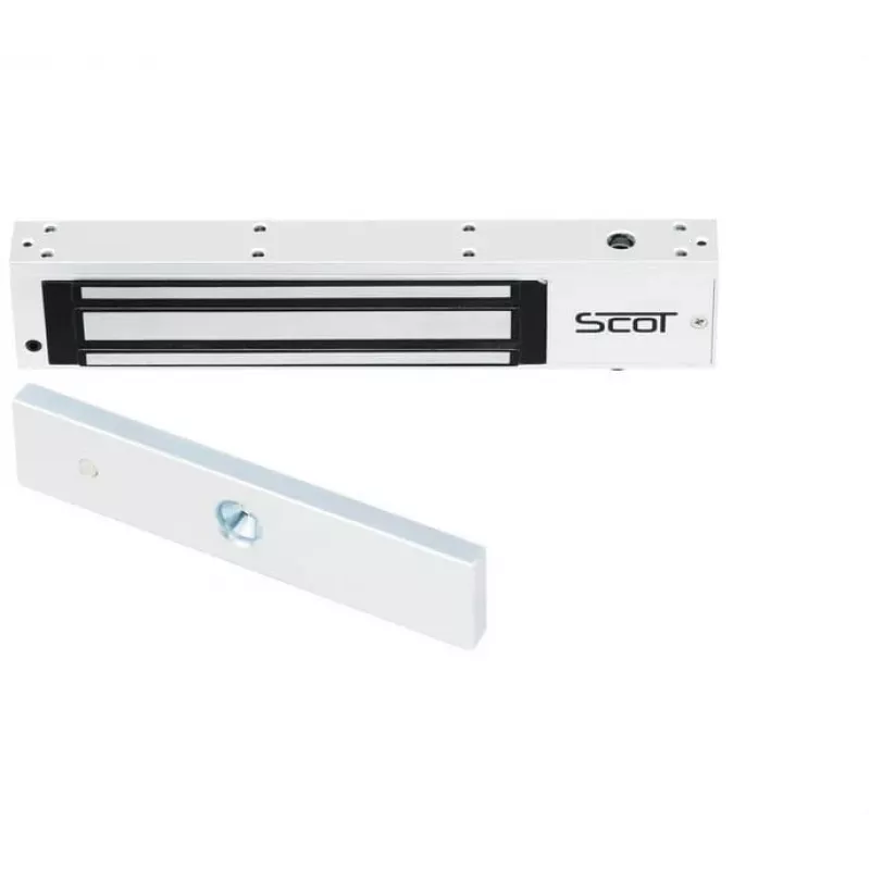 Fechadura eletromagnética SCOT EL-600SL2, força de retenção 600 kg