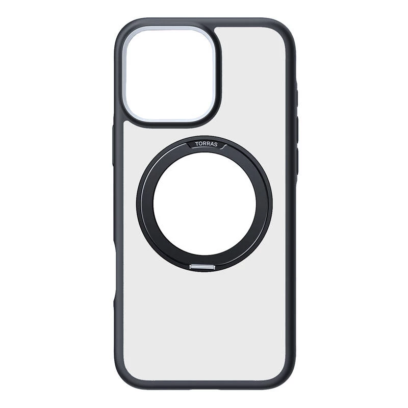 Capa protetora Torras Ostand R Fusion para iPhone 16 Pro Max – preta