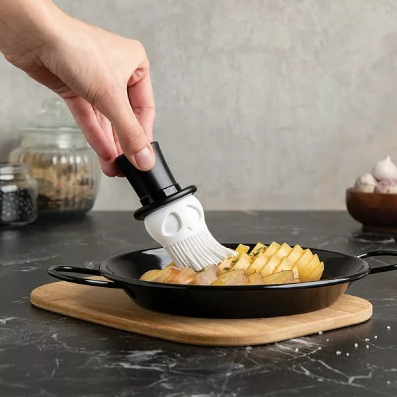 Ototo Design Skull Brush pincel de cozinha em silicone